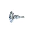 Au-Ve-Co Products Sheet Metal Screw, #8 x 1/2 in, Zinc Plated Round Head Phillips Drive AV15171